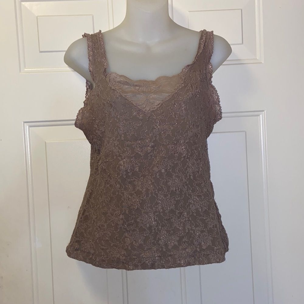 Cinema Etoile Lace Women Top Size M